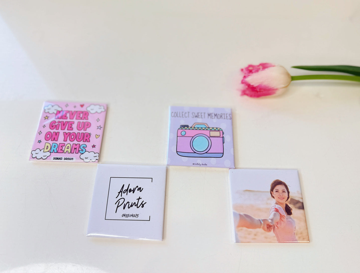 Square/photo magnet bundles