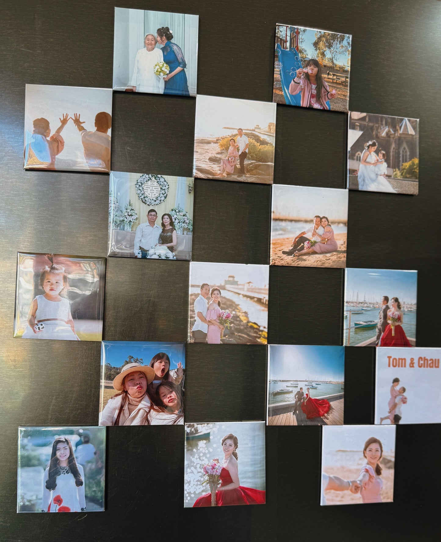Square/photo magnet bundles